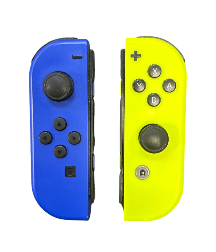 Nintendo Switch 青/黄 Joy-Con Pre-owned Nintendo Switch Joy-Con Controllers Blue & Neon Yellow